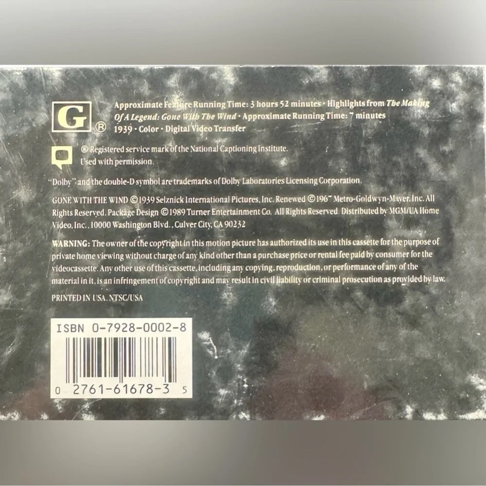 3/$15 Gone with the Wind 50th Anniversary Edition Box Set - Picture 2 of 5